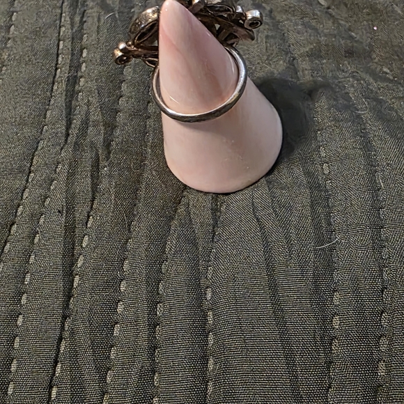 Marahlago Sterling Silver Larimar And Blue Topaz Statement Ring - Picture 3 of 7